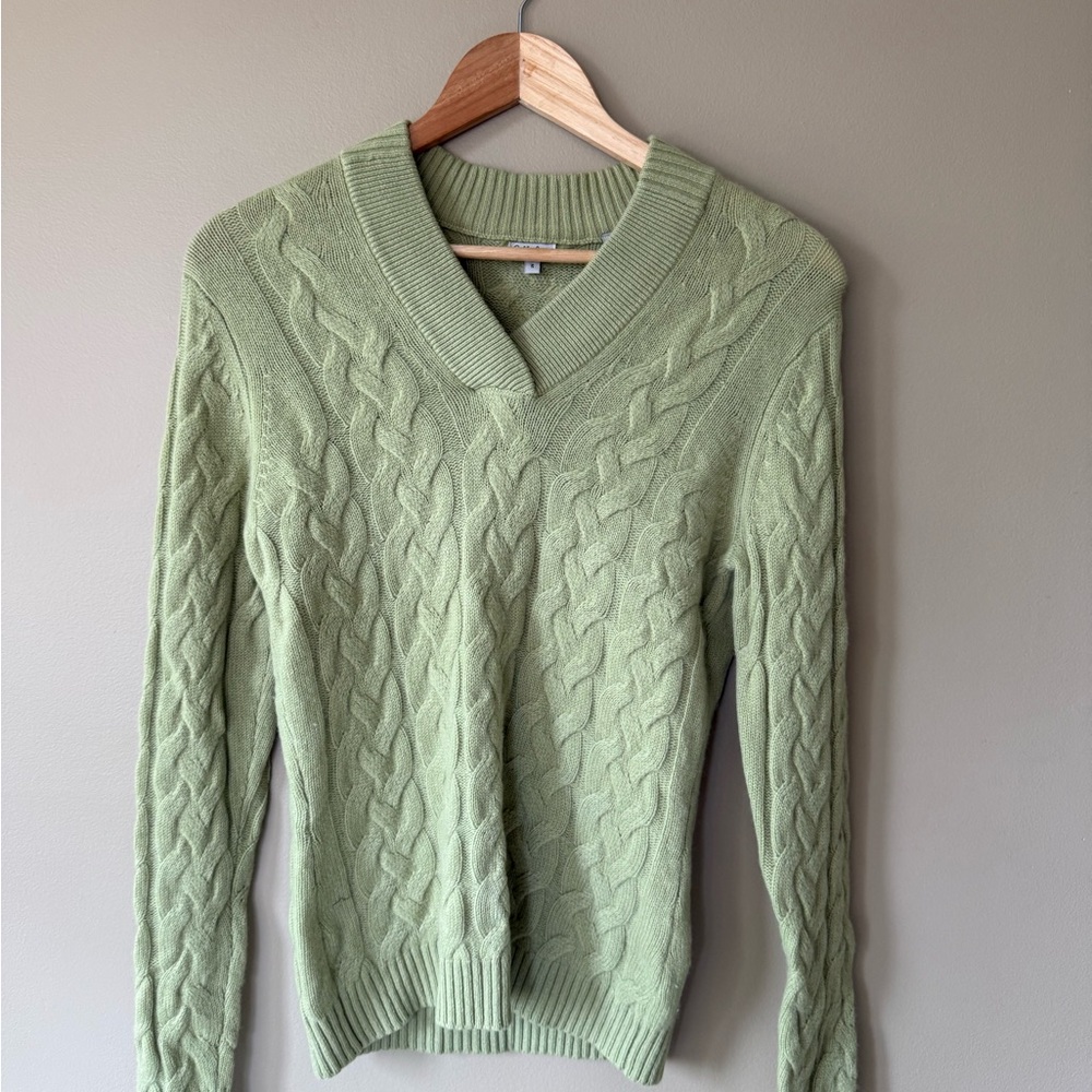 Bobby Jones Olive Knit Sweater